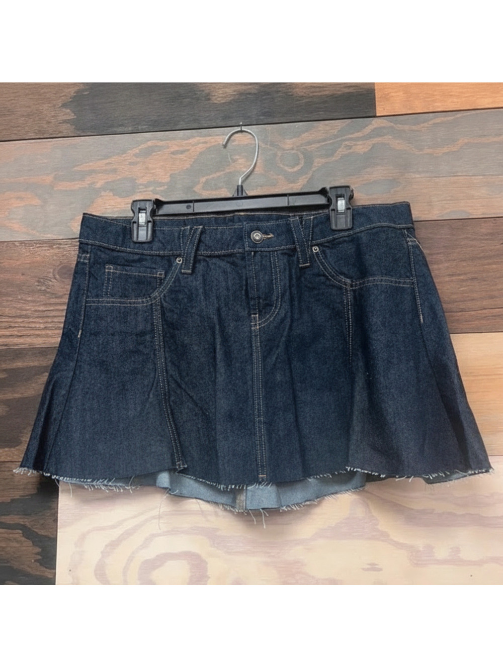Wild Fable Dark Wash Denim Mini Skirt Size 6